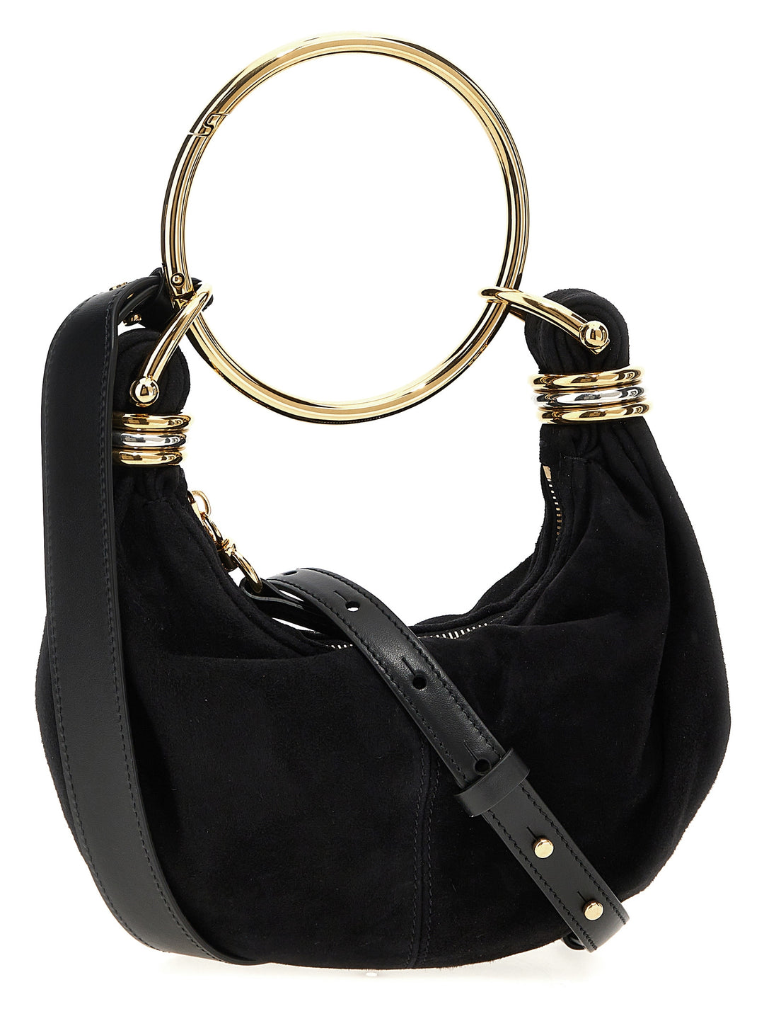 Chloé Bracelet Hobo Mini Hand Bags - Black | be7034e0d33b8edd4f5d758f7b8c9668f92b58fa