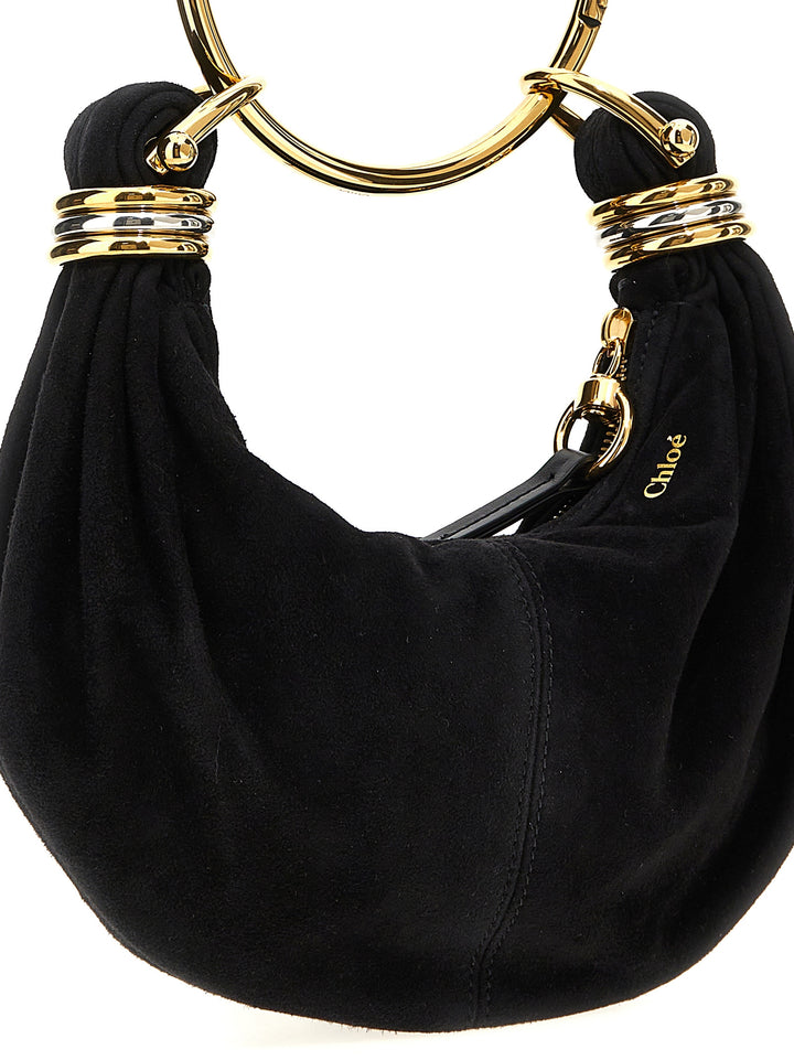 Chloé Bracelet Hobo Mini Hand Bags - Black | ce4da3483989bfa007e0847a6790f03e83e41b26