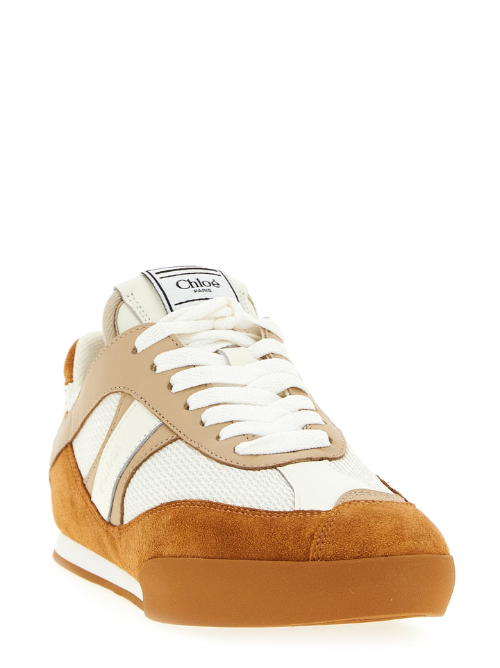 Chloé Kick Sneakers - Beige | e84f3c0639142a0ead7d60838e324621de464e33