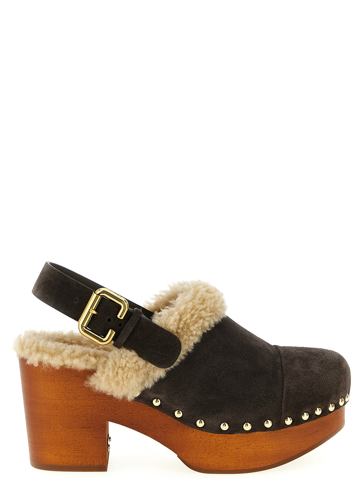 Chloé Jeannette Wedges - Brown | 47709403fc435d8fd0d023c01b9baf0c968043aa