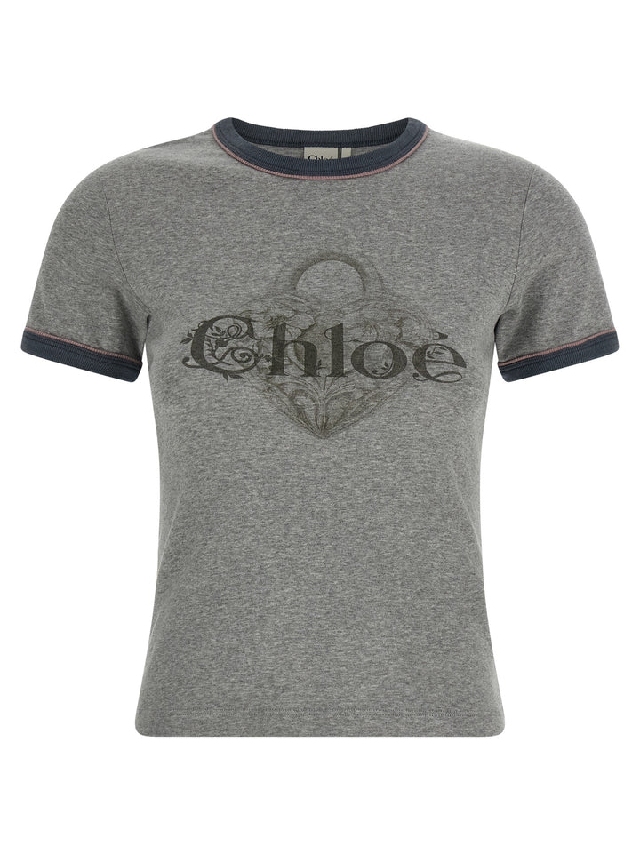 Chloé  T-shirt - Gray | 671a93a4a5995889500a92ae7d4697dc0fe0bd95
