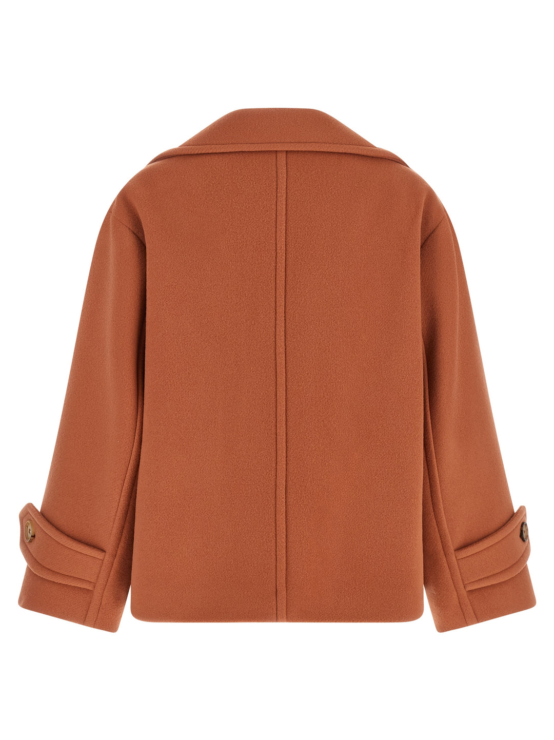 Chloé Double-Breasted Coat Puffer Jackets - Pink | 5d03b4abeab400e292493d0d77239fc0ed40ffdb