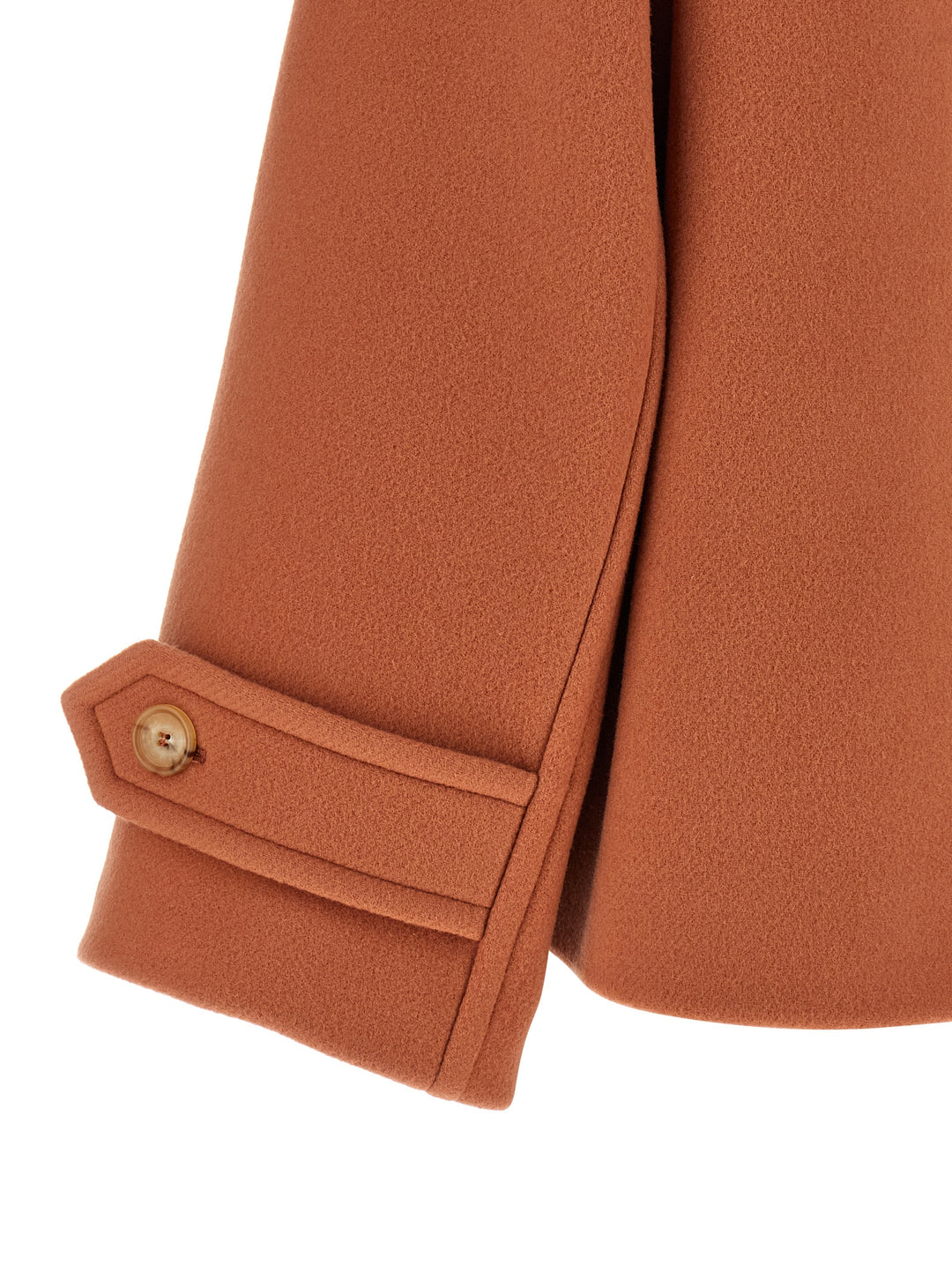 Chloé Double-Breasted Coat Puffer Jackets - Pink | c97e52eb4f1750749931d57e7293ad0c4c4067bb