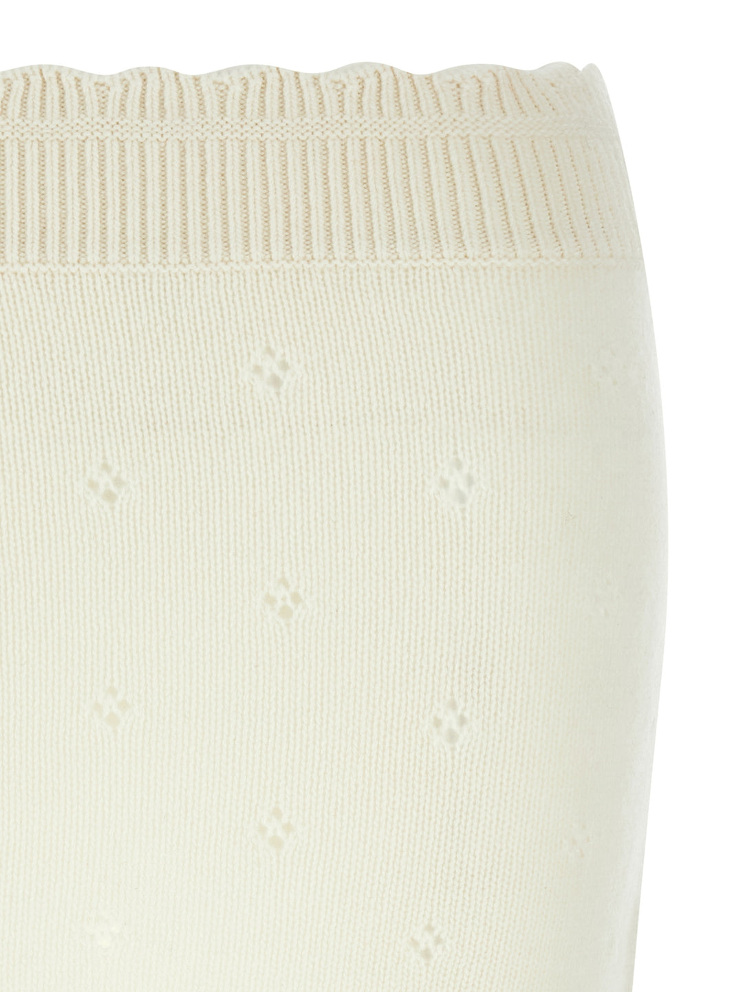 Chloé Jacquard Logo Skirt Skirts - White | 1e1edfc2e74d675b98feac1a4ac7f18b9f09b02b