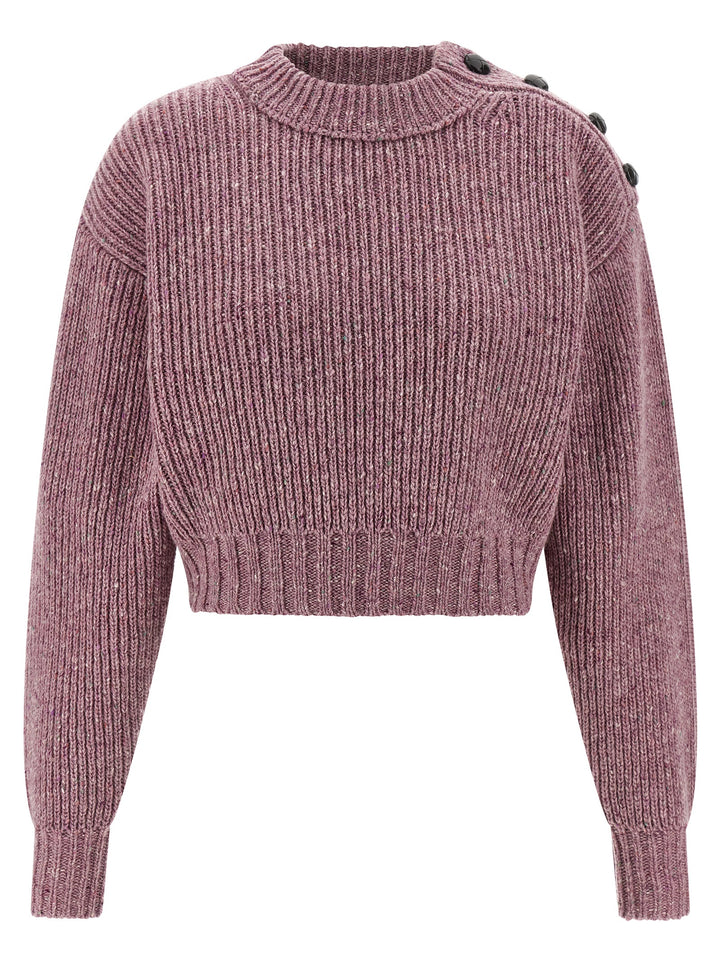 Chloé Donegal Wool Sweater Sweaters and Cardigans - Pink | 4fbb28ebbf091de19d02305d84119f740f0c2dab