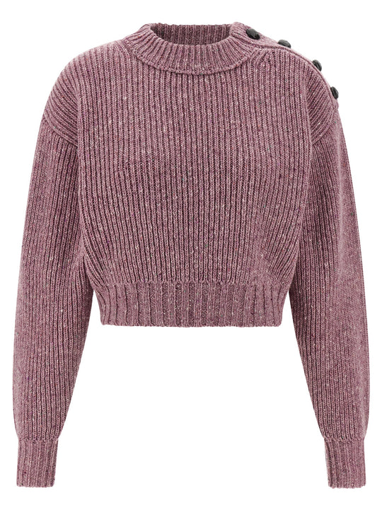 Donegal Wool Sweater Sweaters And Cardigans Pink