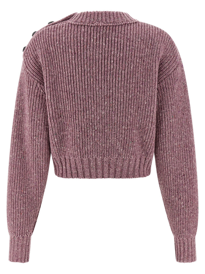 Chloé Donegal Wool Sweater Sweaters and Cardigans - Pink | c85d3623de7e0bd8d7457ea0475e3943b4877c7a