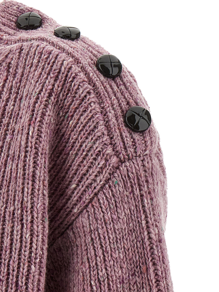 Chloé Donegal Wool Sweater Sweaters and Cardigans - Pink | 10addb3cafde7502946ab0eeeb6dbb177d82cc33
