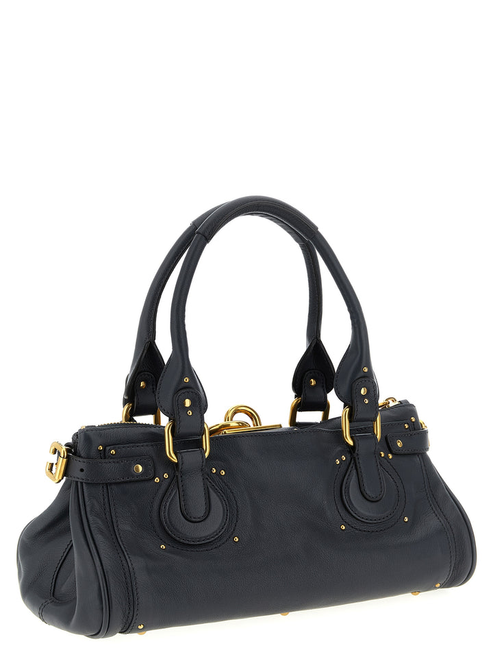 Chloé Paddington Shoulder Bags - Blue | b595214b2aae869b8c6c0976bf3e983bfd202971