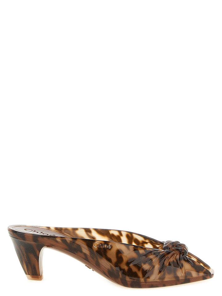 Chloé Sabot Jelly Pumps - Brown | 1315200219bbdc5f24c11b8f18aa39495405294b