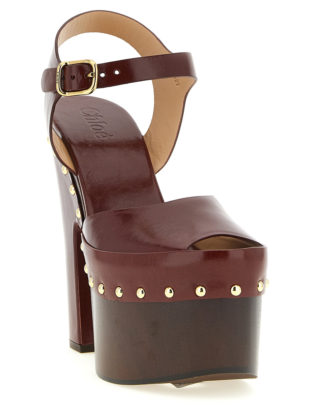 Chloé Meret Sandals - Bordeaux | 19176b78fea14d13a7202b148c22b04441933d63