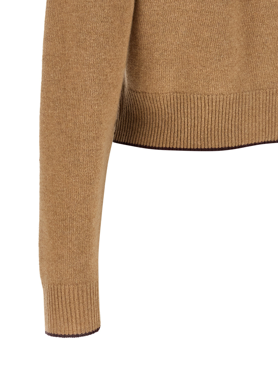 Chloé Heart Intarsia Cardigan Sweaters and Cardigans - Beige | c47f65afb5a0518494d4356fd5b5a0b7a85f21da