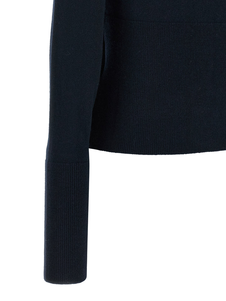 Chloé Collared Cardigan Sweaters and Cardigans - Blue | ef260f139f5037253e912ea7937113a8705e782b
