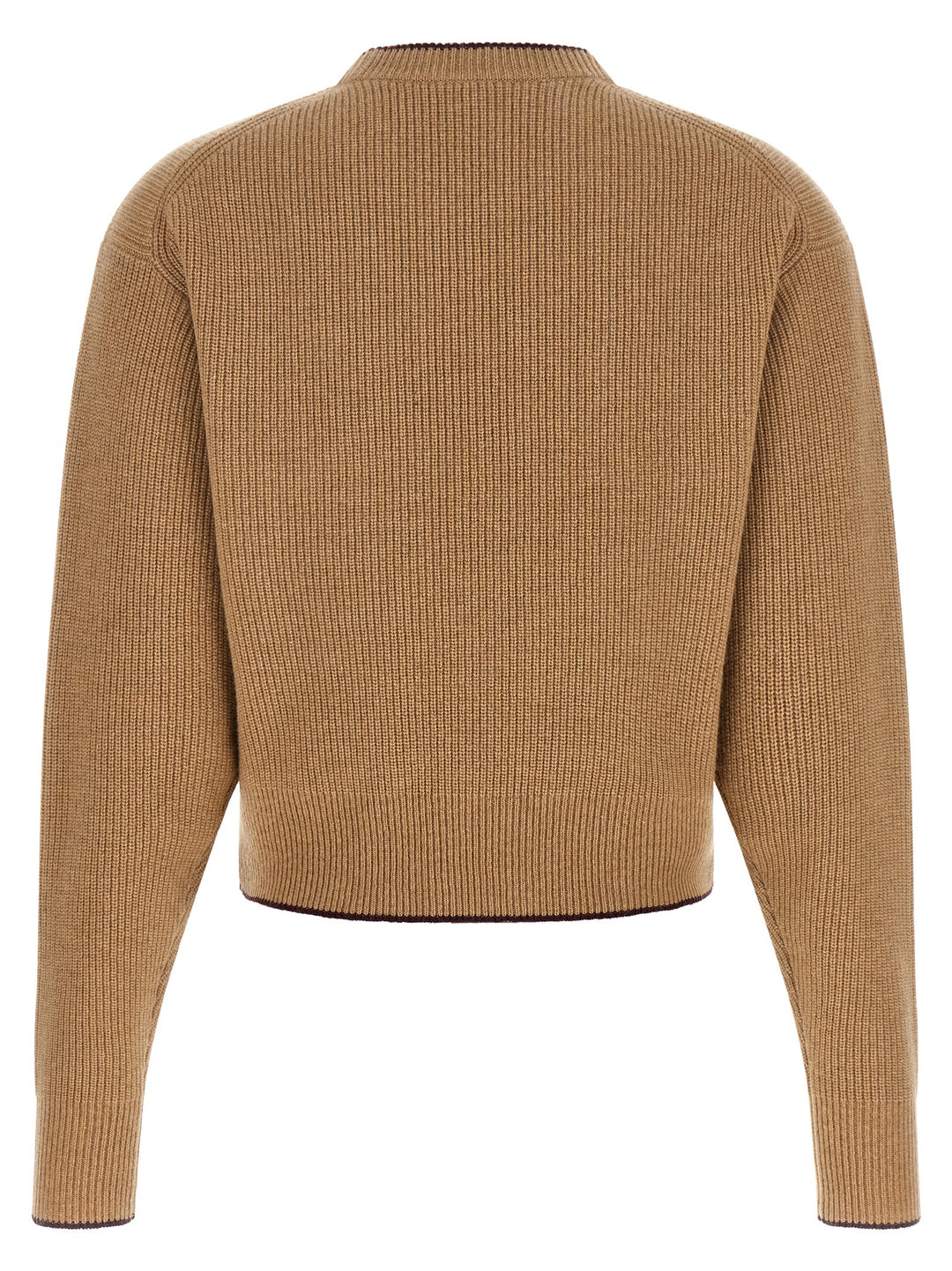 Chloé Heart Intarsia Sweater Sweaters and Cardigans - Beige | 07f281f22bce43c437b42fc765b1e77f37bad968
