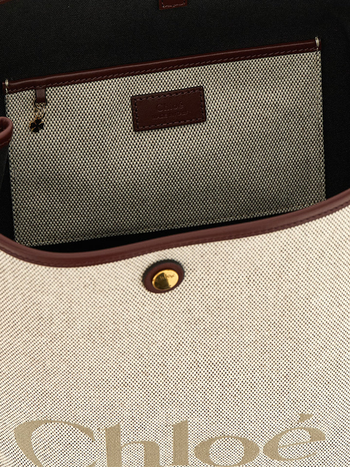 Chloé Clover Shoulder Bags - White | d8c5d8e5398abfc9f24e63e9886615a31ba2558e