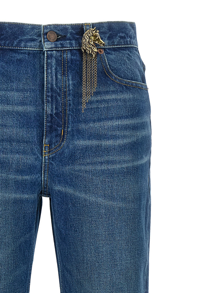 Chloé Charm Jeans - Blue | 379700eca3880ed897e20a2b0e7170cd2baaa381