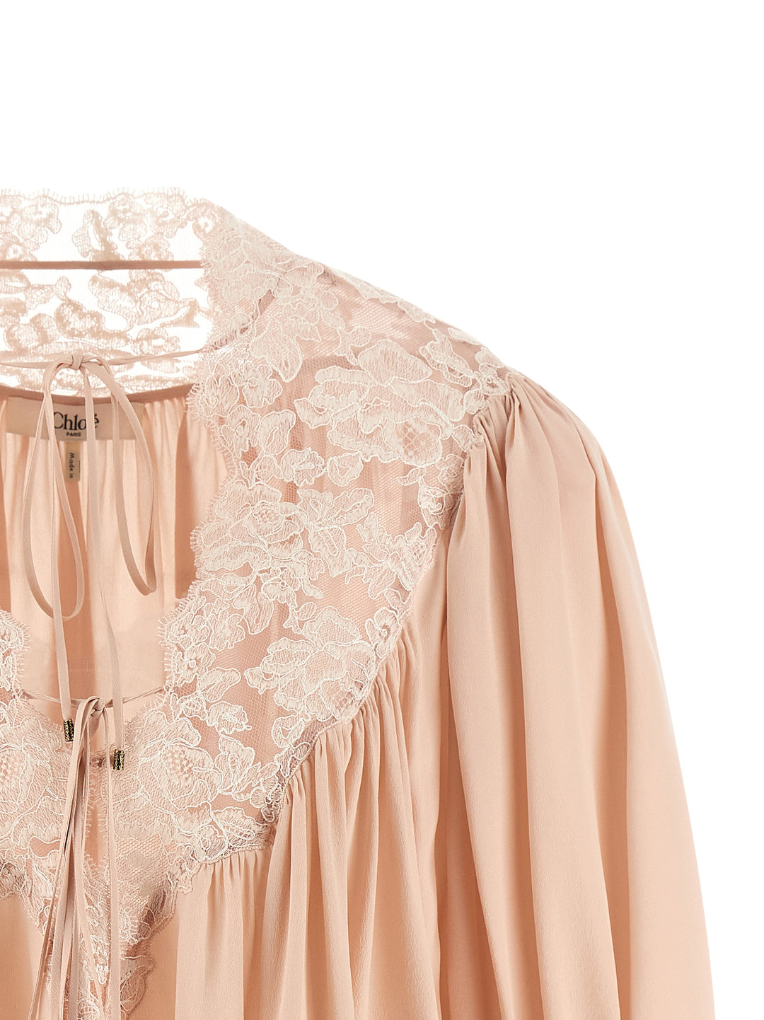 Chloé Lace Blouse Shirt and Blouse - Pink | db8e781b336640c46aa73e6c87b37714621d15db