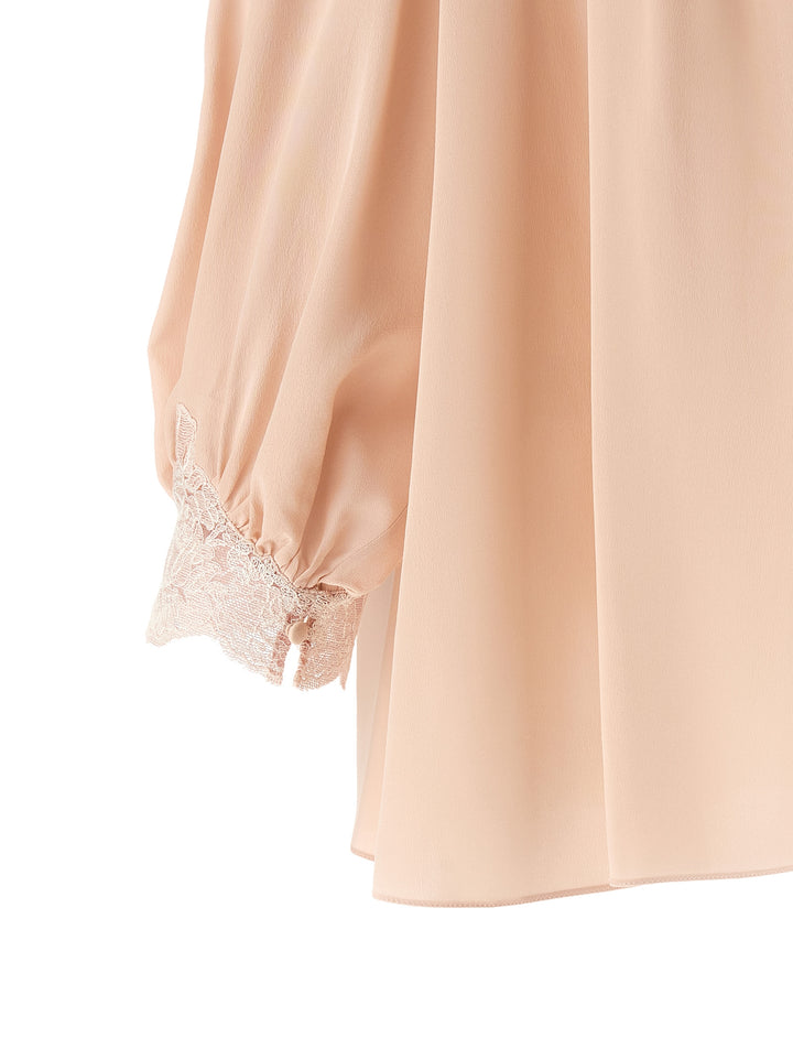 Chloé Lace Blouse Shirt and Blouse - Pink | f57614bd86a15cdd6b974f04b32f5c67d4beaf0c