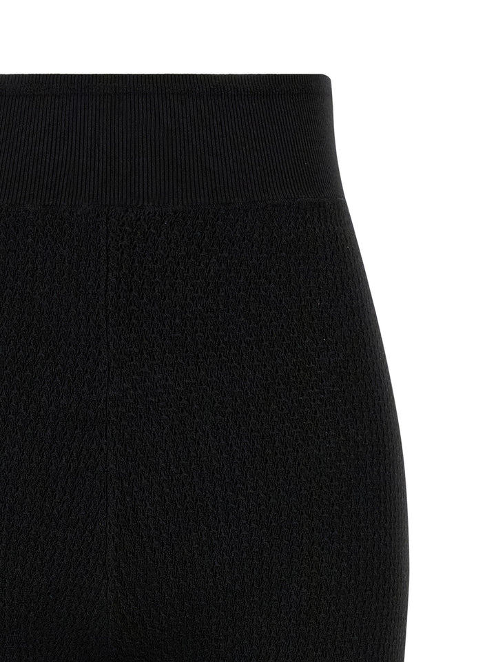 Chloé Knitted Leggings - Black | 2d320b2a0c4f2a23ea3d43281dfe15bc2f9f6635