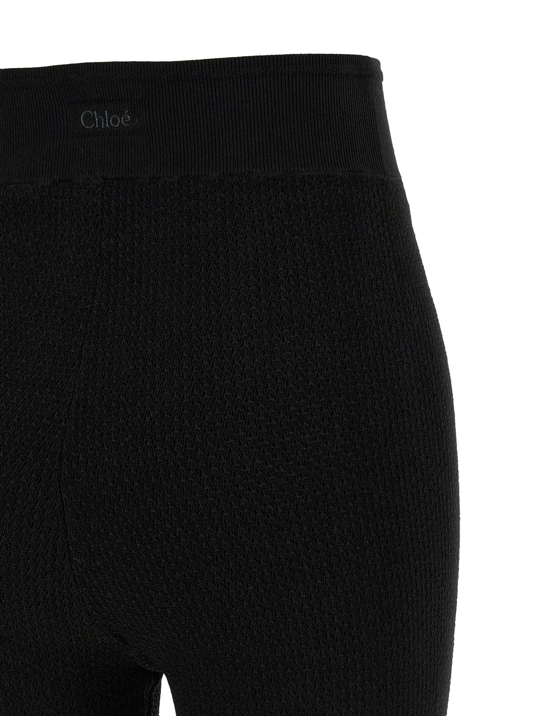 Chloé Knitted Leggings - Black | cda9039581b643b13ca94506586d79ea32dd3197