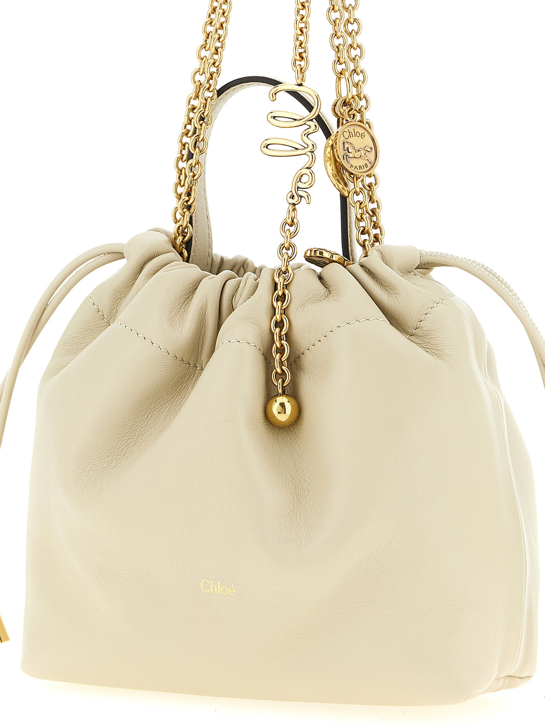 Chloé Chloé Icons Shoulder Bags - Beige | 0fc801a6fa7862752d5a23cbb4c715b6b140effe
