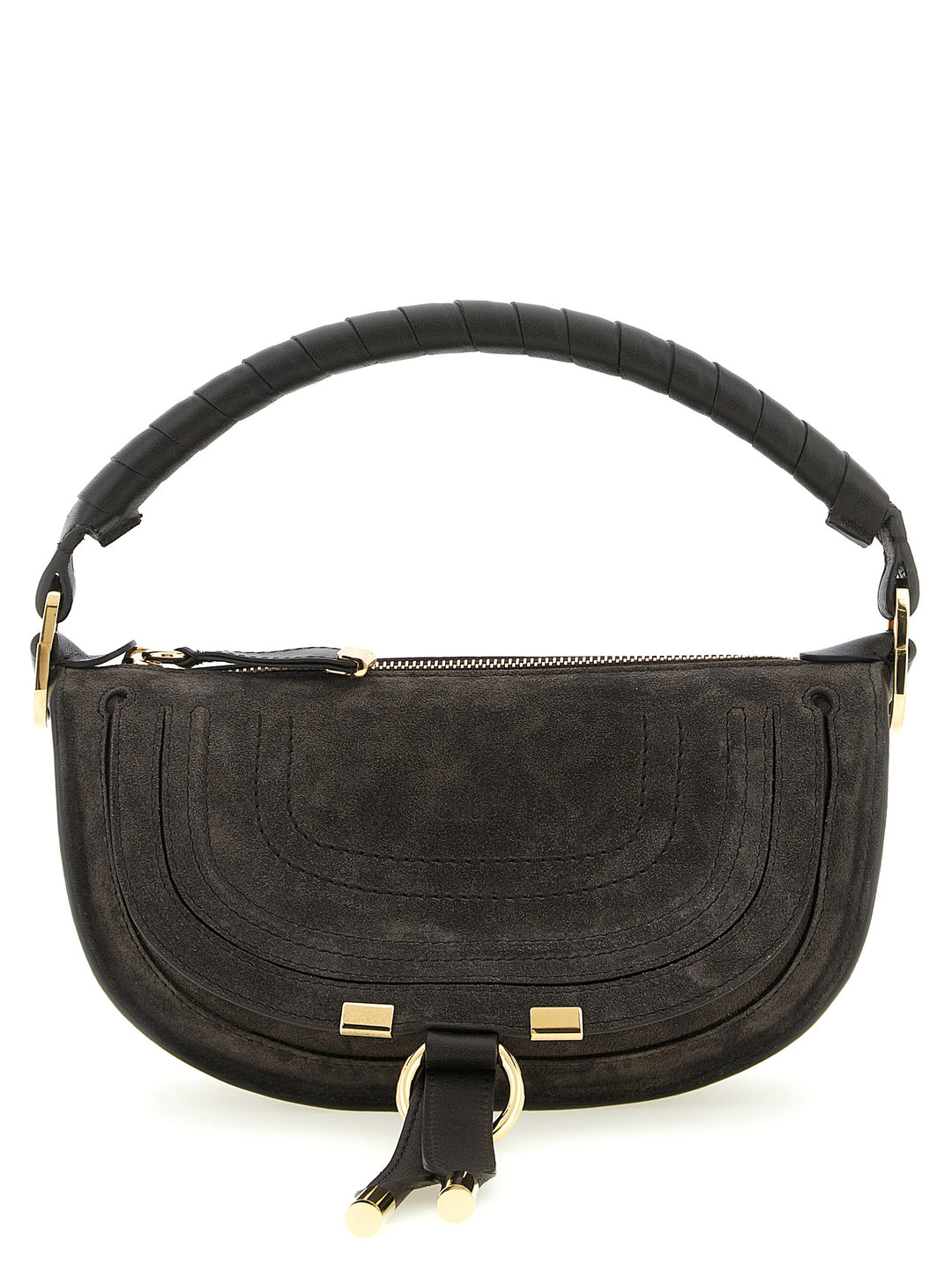 Chloé Marcie Shoulder Bags - Brown | bb16db00ee91f4f790eddd6f6db2253a11576440
