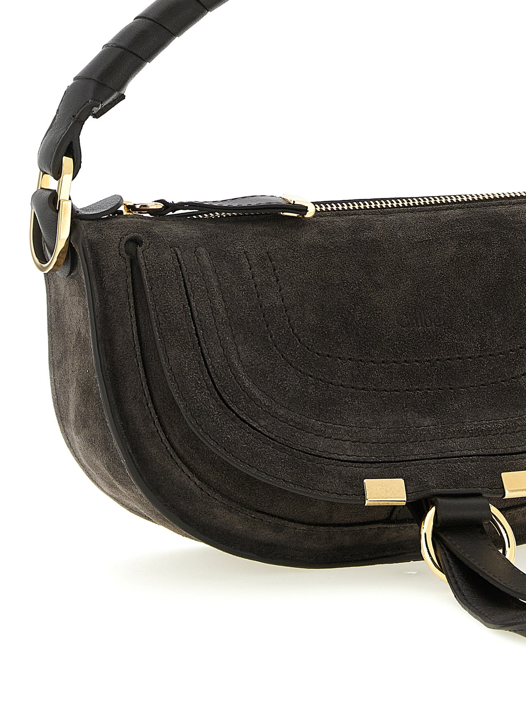Chloé Marcie Shoulder Bags - Brown | 8d8fde4b4d90d1fc2e267bca887cb193faf4669d