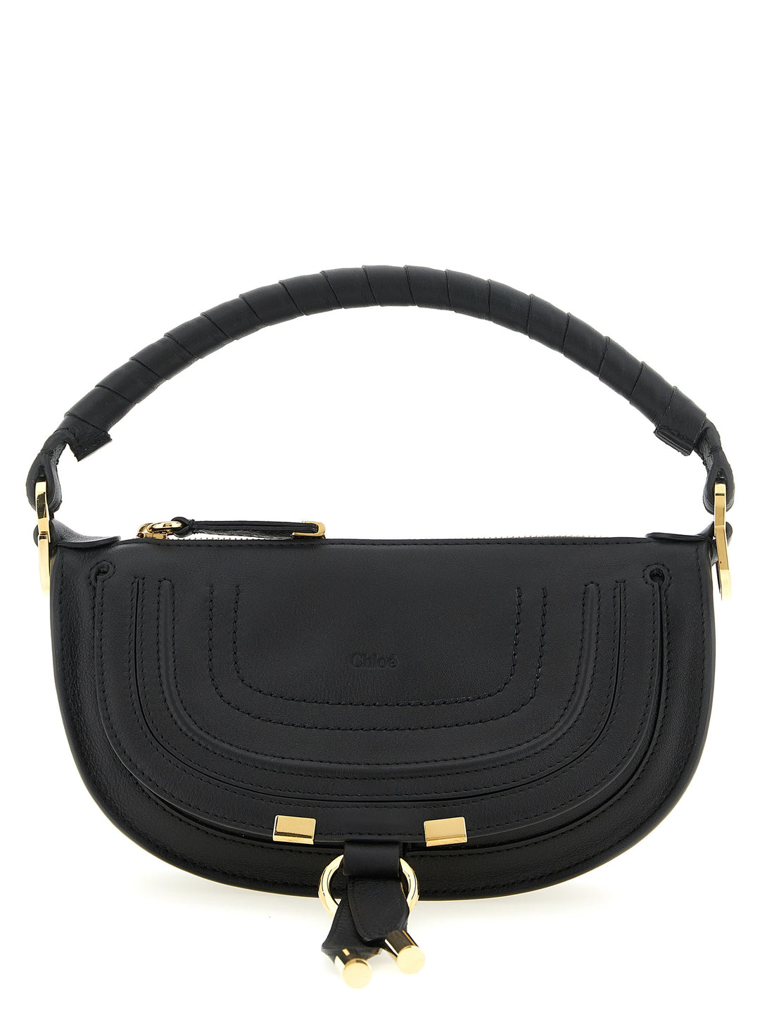 Chloé Marcie Shoulder Bags - Black | 59828e0317d8363572d9a33333b8774299df2e42