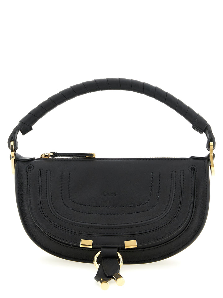 Chloé Marcie Shoulder Bags - Black | 59828e0317d8363572d9a33333b8774299df2e42