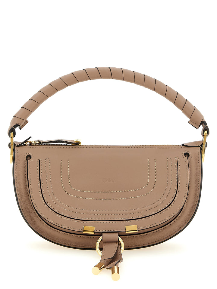 Chloé Marcie Shoulder Bags - Beige | 2622a70733d31cfb92da8259065f3a88e446b77c