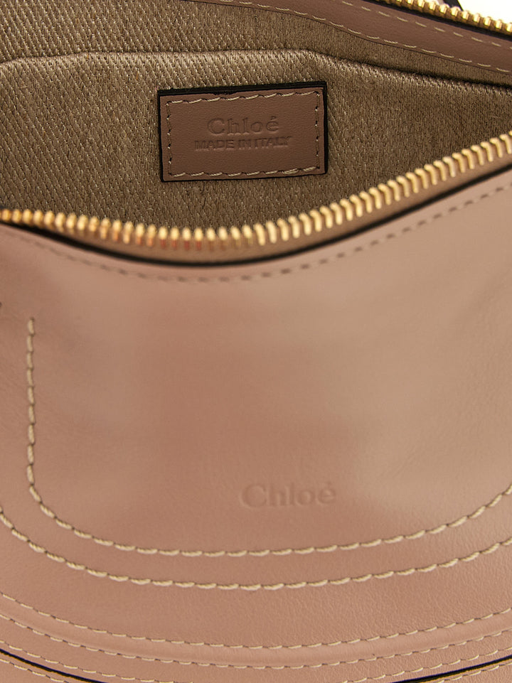 Chloé Marcie Shoulder Bags - Beige | fba6bd9f7b9b7dccd20fb40bf4dfda9ef738e2ff