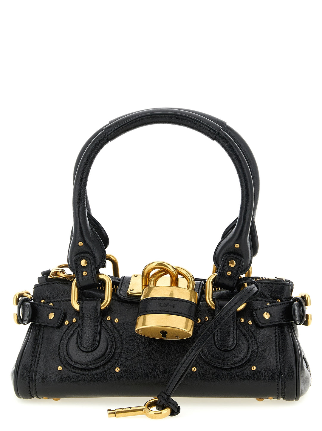 Chloé Paddington Hand Bags - Black | b9a3251c9b455dfa66274c9259498b0b512a4892