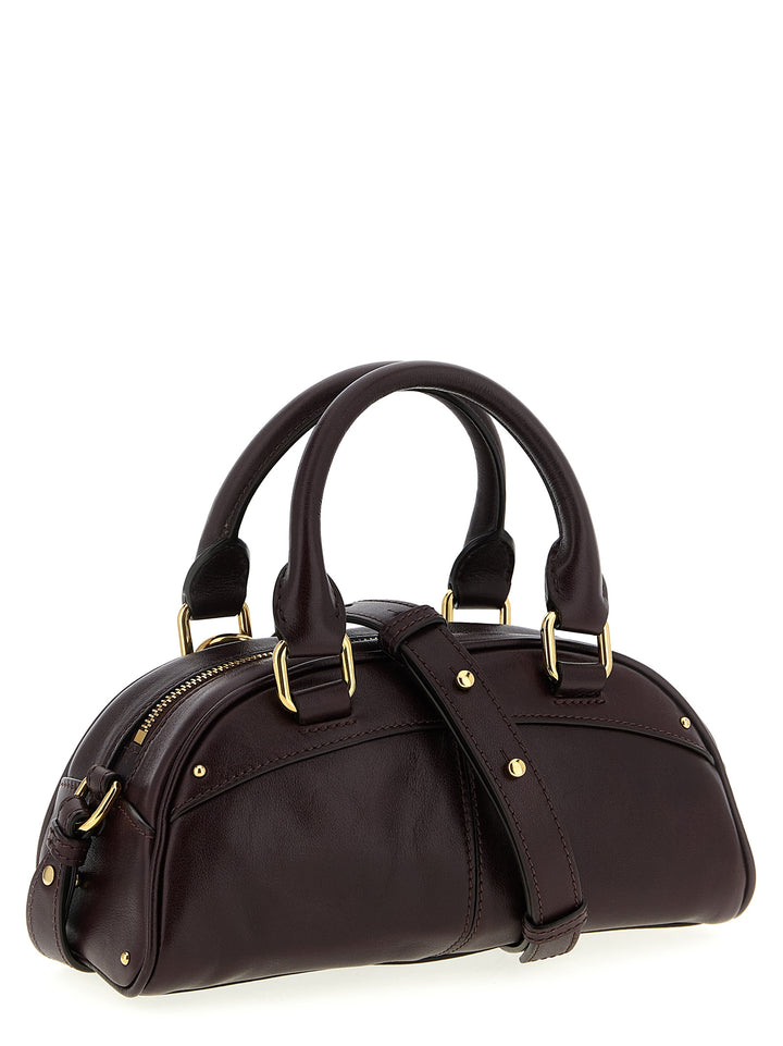 Chloé Bowling Piccola Hand Bags - Bordeaux | 166dbce8793adf5ce5227e554d6a2305a62507c6