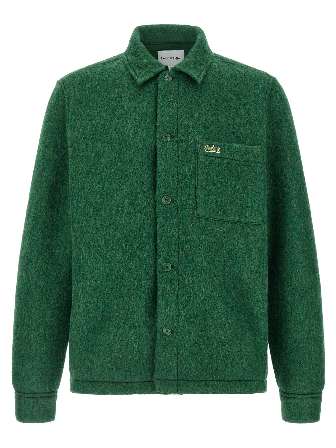 Lacoste Felt Overshirt Shirt and Blouse - Green | 3e0f72e9149399dd3884538fac100d19d7810747