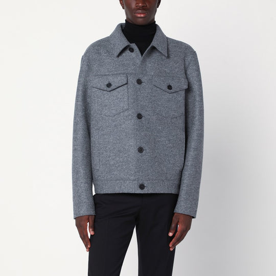 Light Grey Wool Jacket