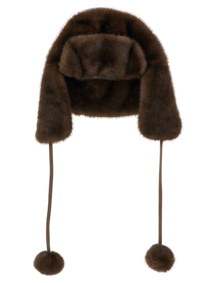 Lou Andrea Aviator Hat Hats - Brown | 7886498a002da83c3a3a9f50e7fdb34914fd1d43
