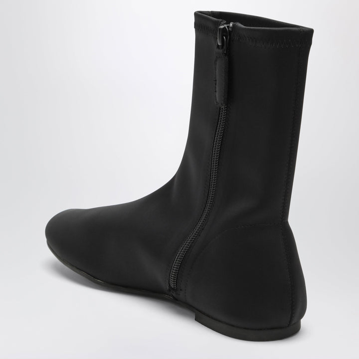 Senso Black Charlotta Ankle Boots In Stretch Fabric