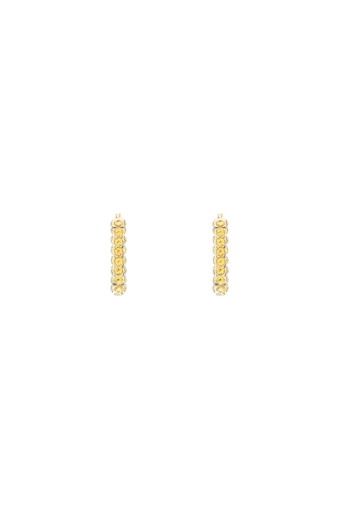 Charlotte Earrings With Crystals