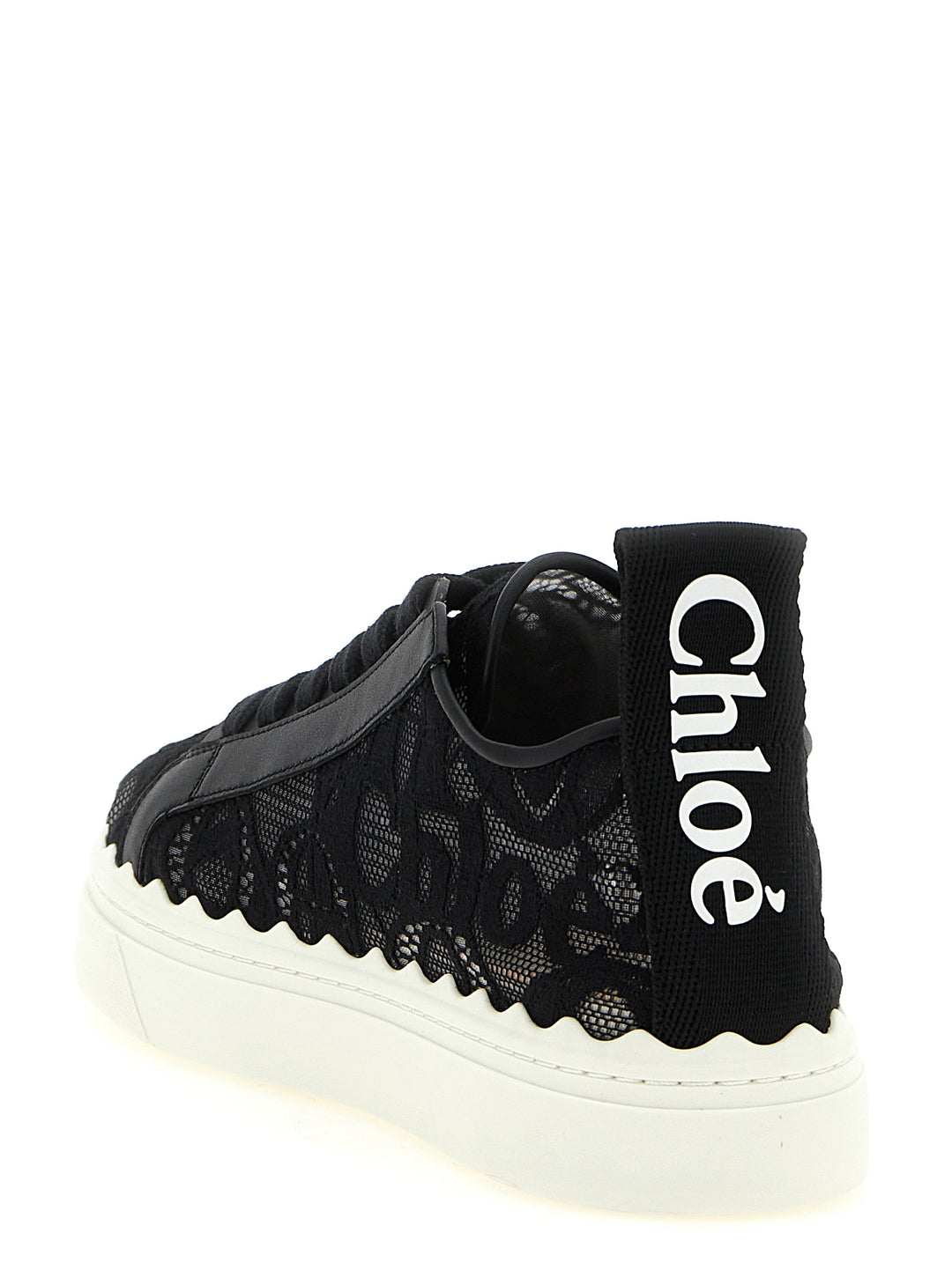 Chloé Lauren Sneakers - Black | 1cc6c1197eff2ed7d1ac1c371fd173deba658856