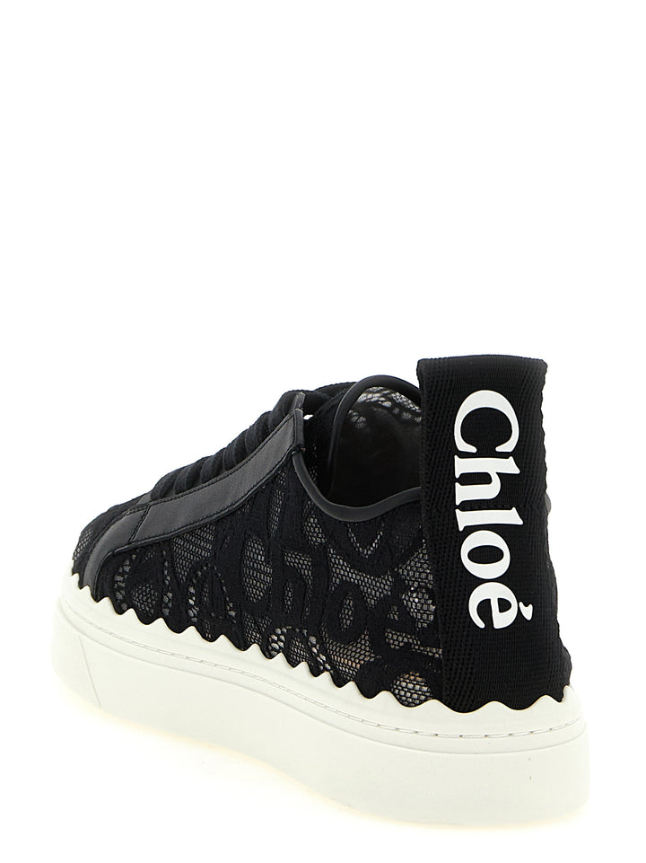 Chloé Lauren Sneakers - Black | 1cc6c1197eff2ed7d1ac1c371fd173deba658856