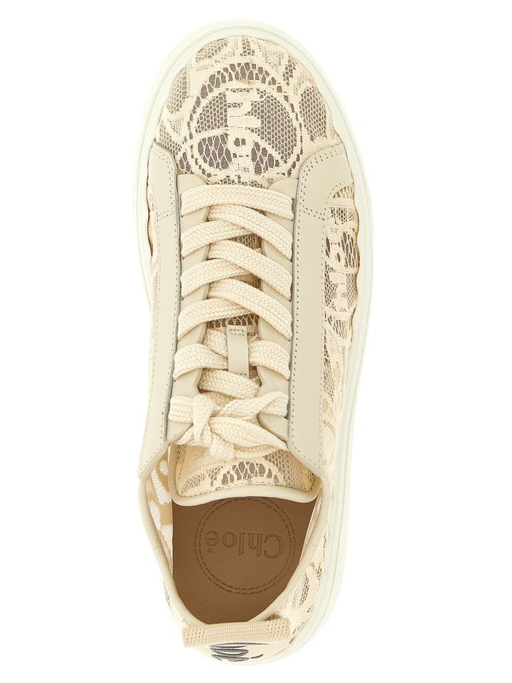 Chloé Lauren Sneakers - Beige | 2addd828cc346fa6d6fdf8521c0447262a0d6d20