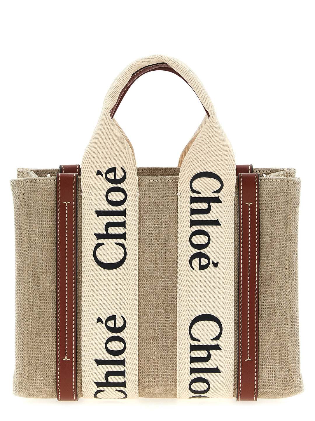 Chloé Woody Small Tote Bag - Brown | f97e2237b2f680c4810964930f767220a2dca1e7