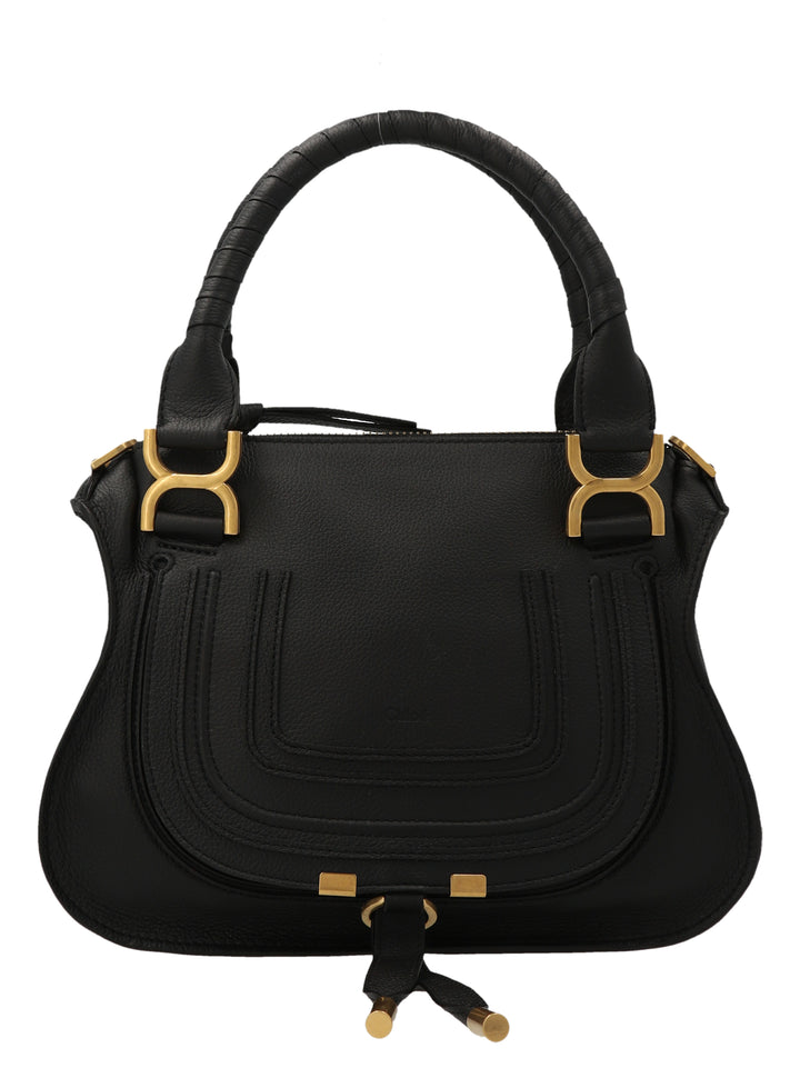 Chloé Marcie Hand Bags - Black | ab7444e9f03a312d76cec30ef9e7d16593140e6d