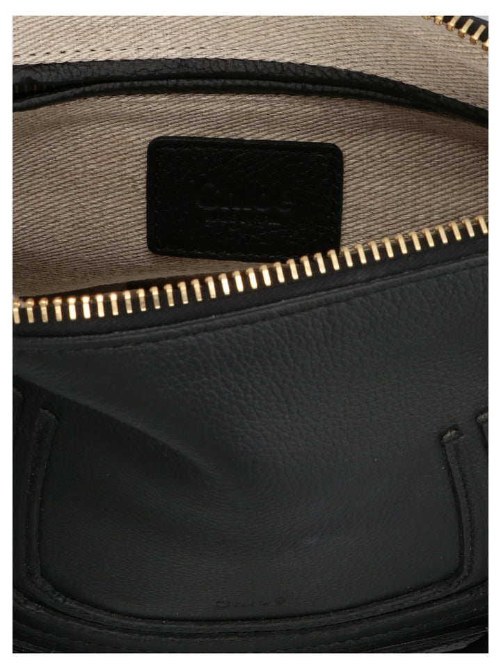 Chloé Marcie Hand Bags - Black | c85d3d51990ef54628dd1bae1a3ace8a60fee5b5