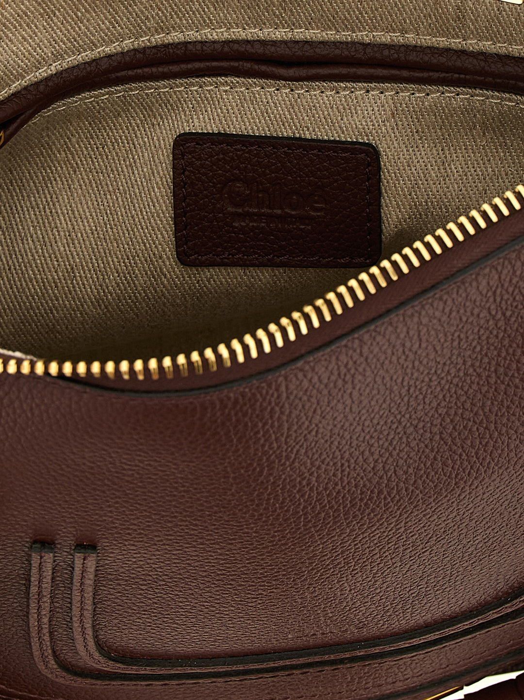 Chloé Marcie Crossbody Bags - Brown | 4d65b33b44f303632ff41573fa4a61aff444b9d5