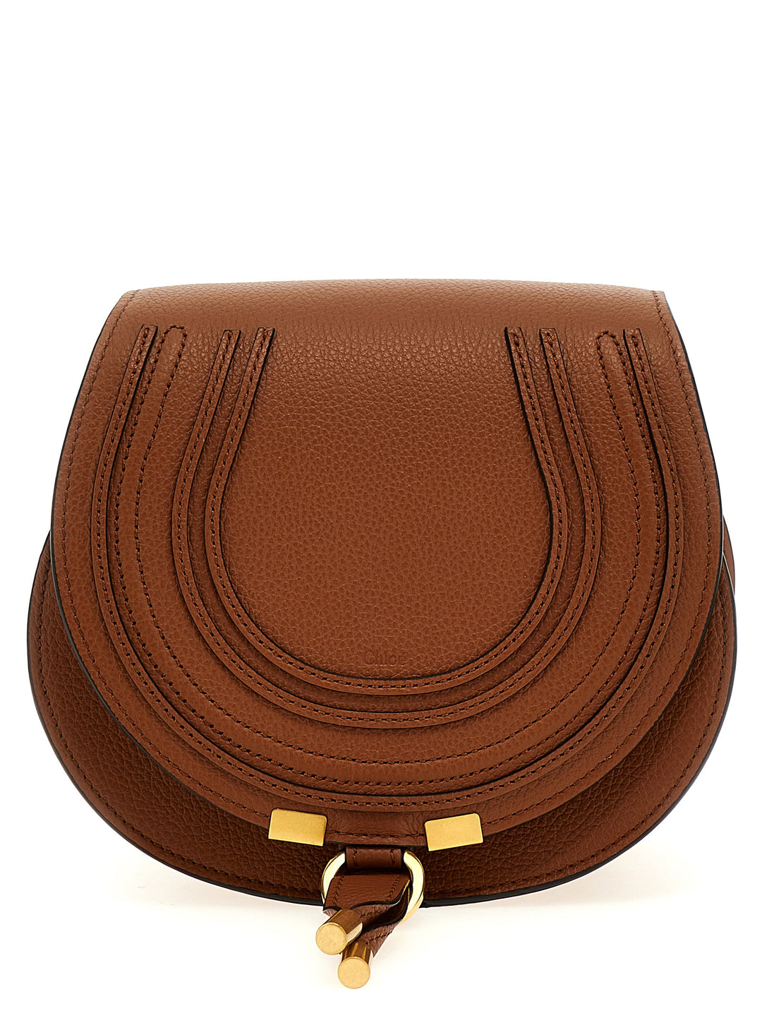 Chloé Saddle Marcie Crossbody Bags - Brown | 7091e63315dd1ee15746d7899207ec87b0fc42ce