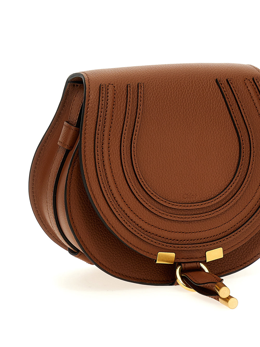 Chloé Saddle Marcie Crossbody Bags - Brown | ff430ccee7f617463d955a186441a24be0bf3cf4