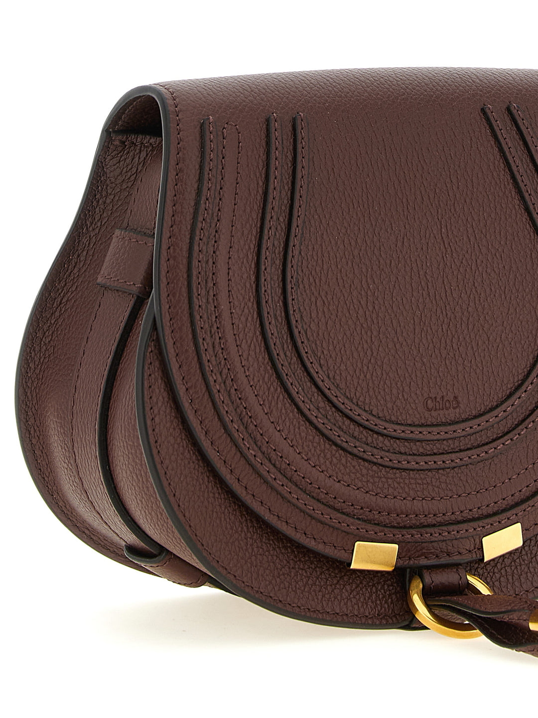 Chloé Marcie Crossbody Bags - Brown | 7e09678aec114d98cfcbd7a1cfce231d44af053e