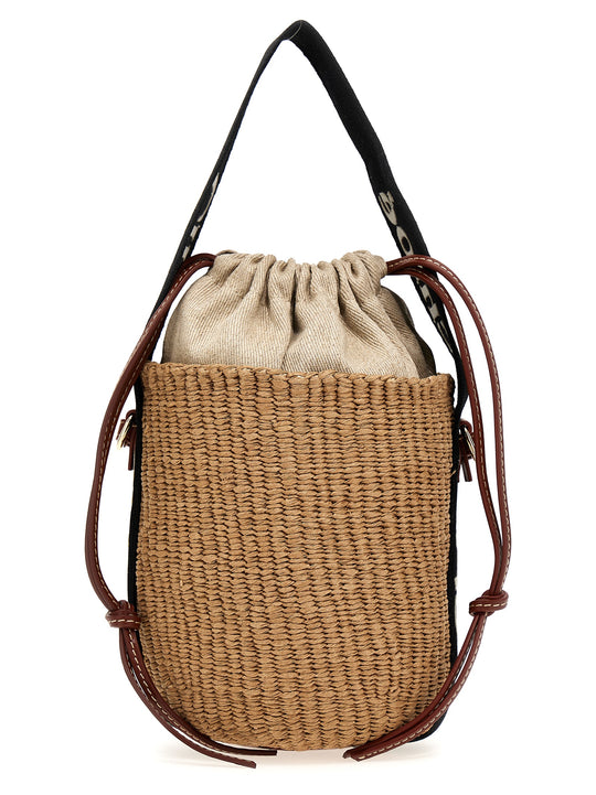 'Woody Small Bucket Bag Crossbody Bags Beige