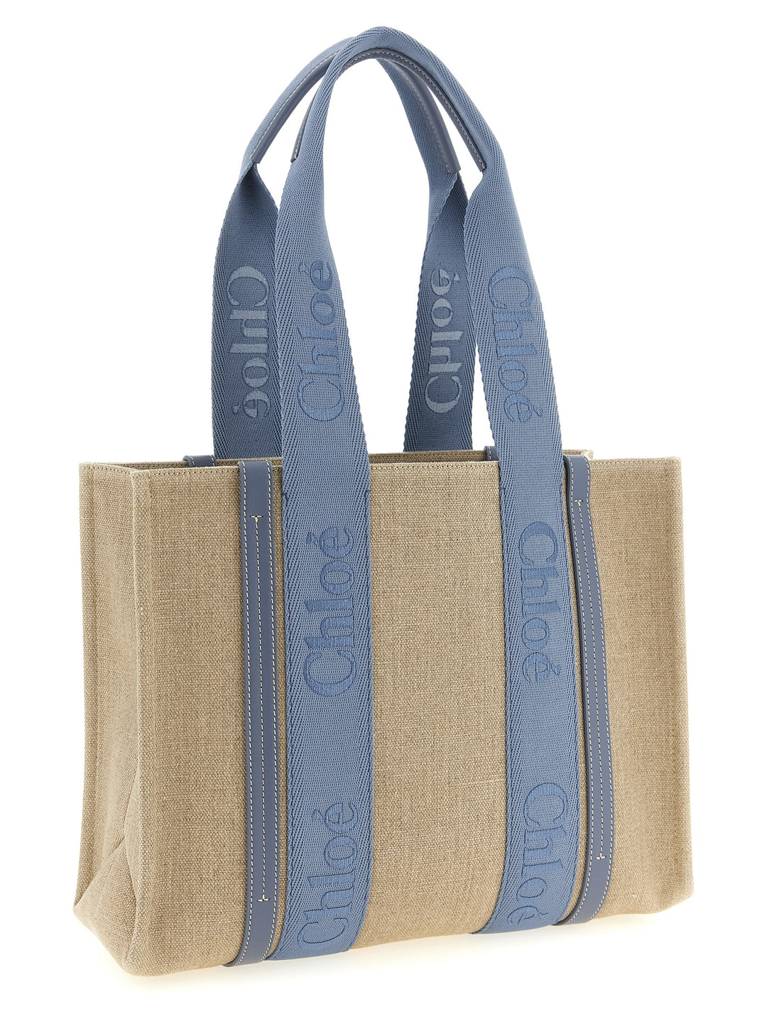 Chloé Woody Tote Bag - Blue | 36fd5b1569d5bdff52994e9cc26397f2713f9886
